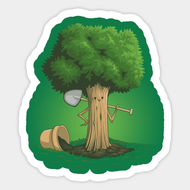 Plan-a-Tree Sticker by Naolito